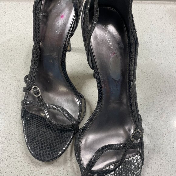 Calvin Klein  Heeled Sandle Womens Size 10 - Picture 1 of 5